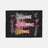 Tis The Season Sparkle Christmas Tree Xmas Women G Fleecedecke (Vorderseite (Horizontal))