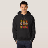 Tis The Season Three Gnomes Pumpkin Fall Leaves Th Hoodie (Vorne ganz)