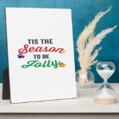 Tis The Season To Be Careful Classic Stickers Fotoplatte (Seite)