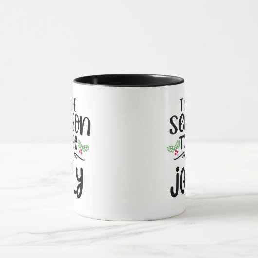 Tis The Season To Be Careful New Year Celebration Tasse (Zentrum)