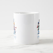 Tis the Season to be Jolly Dancing Jolly Snowmen Jumbo-Tasse (Vorderseite)