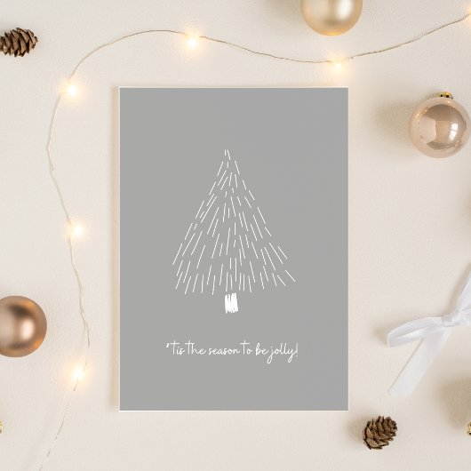 Tis the Season to be Jolly Holiday Card Karte