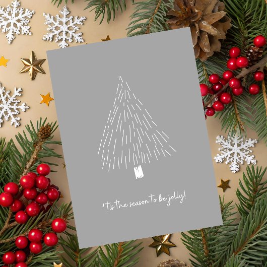 Tis the Season to be Jolly Holiday Card Karte