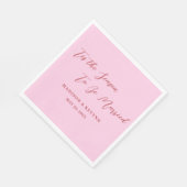 Tis the Season To Be Married | Wedding Napkins Serviette (Ecke)