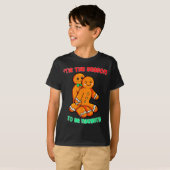 Tis The Season To Be Naughty Funny Gingerbread Chr T-Shirt (Vorne ganz)