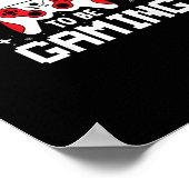 Tis The Season To Gaming Christmas Gamer Heartbeat Poster (Ecke)