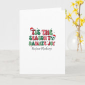 Tis The Season To Joy Nuclear Medicine Christmas N Karte (Gelbe Blume)