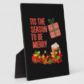 Tis The Season To Merry Aesthetic Unique Fotoplatte (Seite)