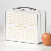 Tis' The Season To Sparkle Christmas Bow Gold Metall Brotdose (Beispiel)