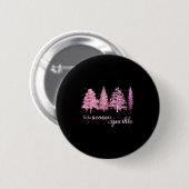 Tis The Season To Sparkle Christmas Tree Xmas Wome Button (Vorne & Hinten)