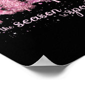 Tis The Season To Sparkle Christmas Tree Xmas Wome Poster (Ecke)