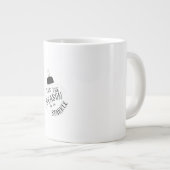 Tis The Season To Sparkle Holiday Cute Fun Jumbo-Tasse (Vorderseite Rechts)
