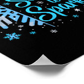 Tis The Season To Sparkle Snowflake Holiday Christ Poster (Ecke)