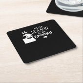 Tis The Season To Spooky Halloween Sarcastic Funny Rechteckiger Pappuntersetzer (angewinkelt)