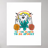 Tis The Season To Spooky Retro Halloween Women Poster (Vorne)