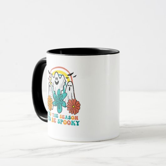 Tis The Season To Spooky Retro Halloween Women Tasse (Vorderseite Links)