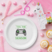 Tis The Season Video Games Christmas Xmas Gamer Pappteller (Party)