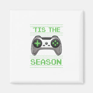 Tis The Season Videospiele Weihnachten Xmas Gamer Magnet