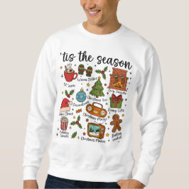 ’Tis the Season Weihnachts-Icons-Sweatshirt Sweatshirt