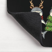 Tis The Season Whale Shark Christmas Santa Mousepad (Ecke)