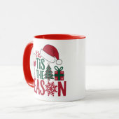 ’Tis the Season – Wine & Christmas Tasse (Vorderseite Links)