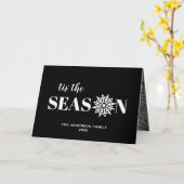 Tis' the Season Wird Folded Holiday Karte (Gelbe Blume)