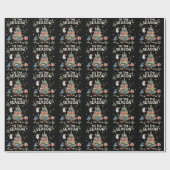 Tis the Season Wizard School Christmas Cozy Magic Geschenkpapier (Flach)