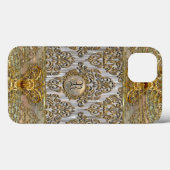 Tisch barockes Monogramm 6/6s stark Case-Mate iPhone Hülle (Rückseite (Horizontal))