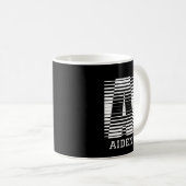 TISCH BUCHSTABE A - ALPHABET NAME A KAFFEETASSE (VorderseiteRechts)