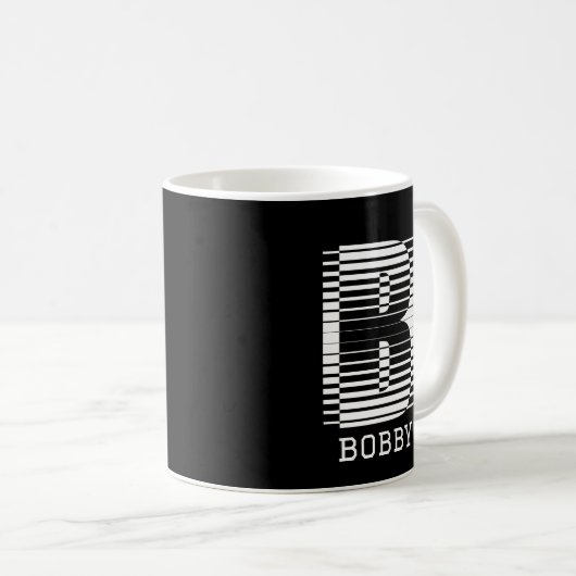 TISCH BUCHSTABE B - ALPHABET NAME B KAFFEETASSE (VorderseiteRechts)