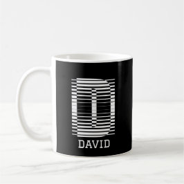 TISCH BUCHSTABE D - ALPHABET NAME D KAFFEETASSE