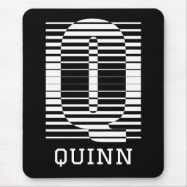 TISCH BUCHSTABE Q - ALPHABET NAME Q MOUSEPAD