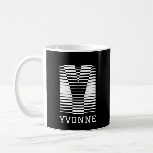 TISCH BUCHSTABE Y - ALPHABET NAME Y KAFFEETASSE (Links)