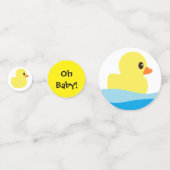 Tisch Confetti "Rubber Ducky" Konfetti (Vorderseiten)