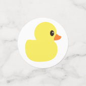 Tisch Confetti "Rubber Ducky" Konfetti (Klein Vorderseite)