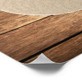 Tisch Hochzeitssitze Weiße Blume 8 Sitzplätze Poster (Ecke)