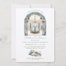 Tisch im Speisesaal | Abendessen Einladung