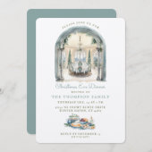 Tisch im Speisesaal | Abendessen Einladung (Vorne/Hinten)