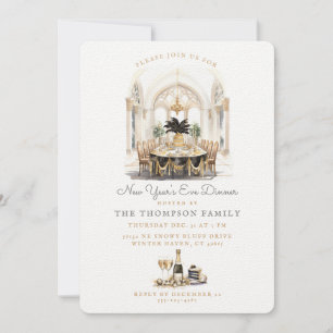 Tisch im Speisesaal   SILVESTER Einladung