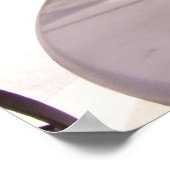 Tisch in Santorini Poster (Ecke)