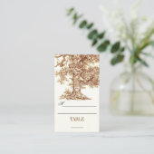 Tisch-Platzkarten - Begleitkarten mit drei (Stehend Vorderseite)