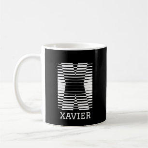 TISCH SCHREIBEN X - ALPHABET NAME X KAFFEETASSE