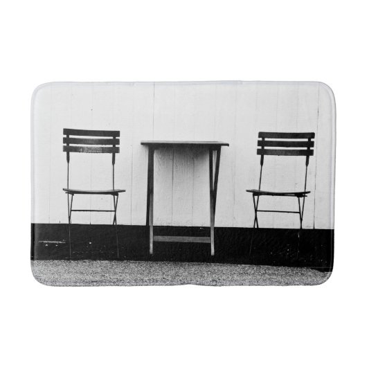Tisch und Stühle Badematte (Vorderseite)