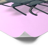 Tisch und Stühle für Retro-Diner Poster (Ecke)