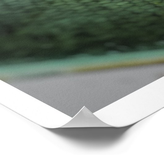 Tisch und Stühle für Retro-Diner Poster (Ecke)