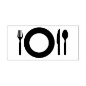 Tischanordnung Briefmarke Gummistempel (Prägung)