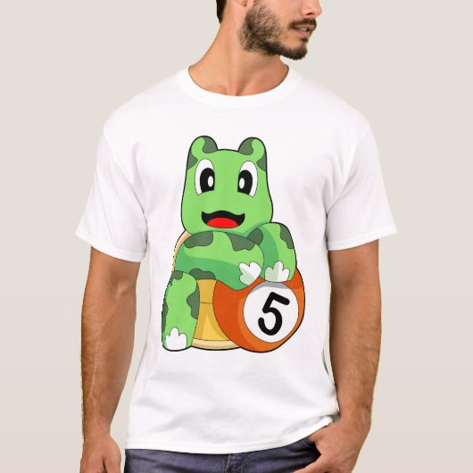Tischbillard Objektball Sport T-Shirt (Vorderseite)