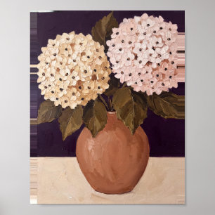 Tischblumen Kunst Nr. 9 Vintage-Gemälde Poster
