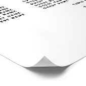 Tischdecke 12 Traditioneller Tattoo-Anker Poster (Ecke)