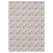 Tischdecke Abstract Patchwork Quilten Quilt Retro (Vorderseite)